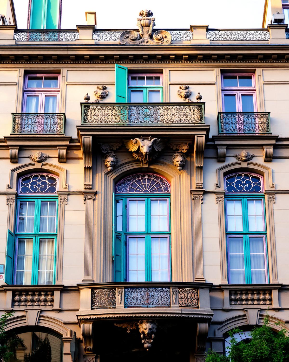 Jugendstil-Fassade in Charlottenburg
