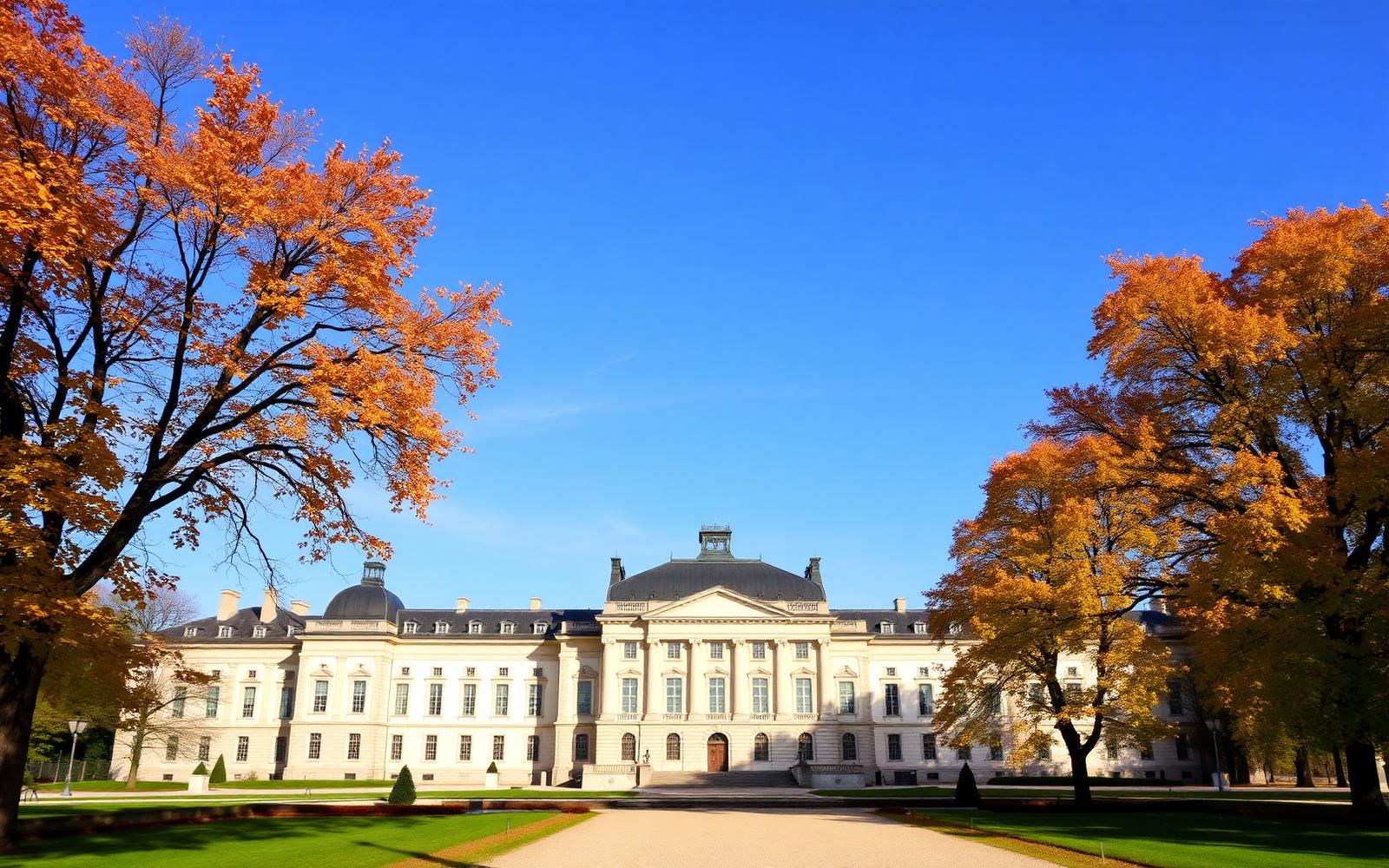 Schloss Charlottenburg im Herbst